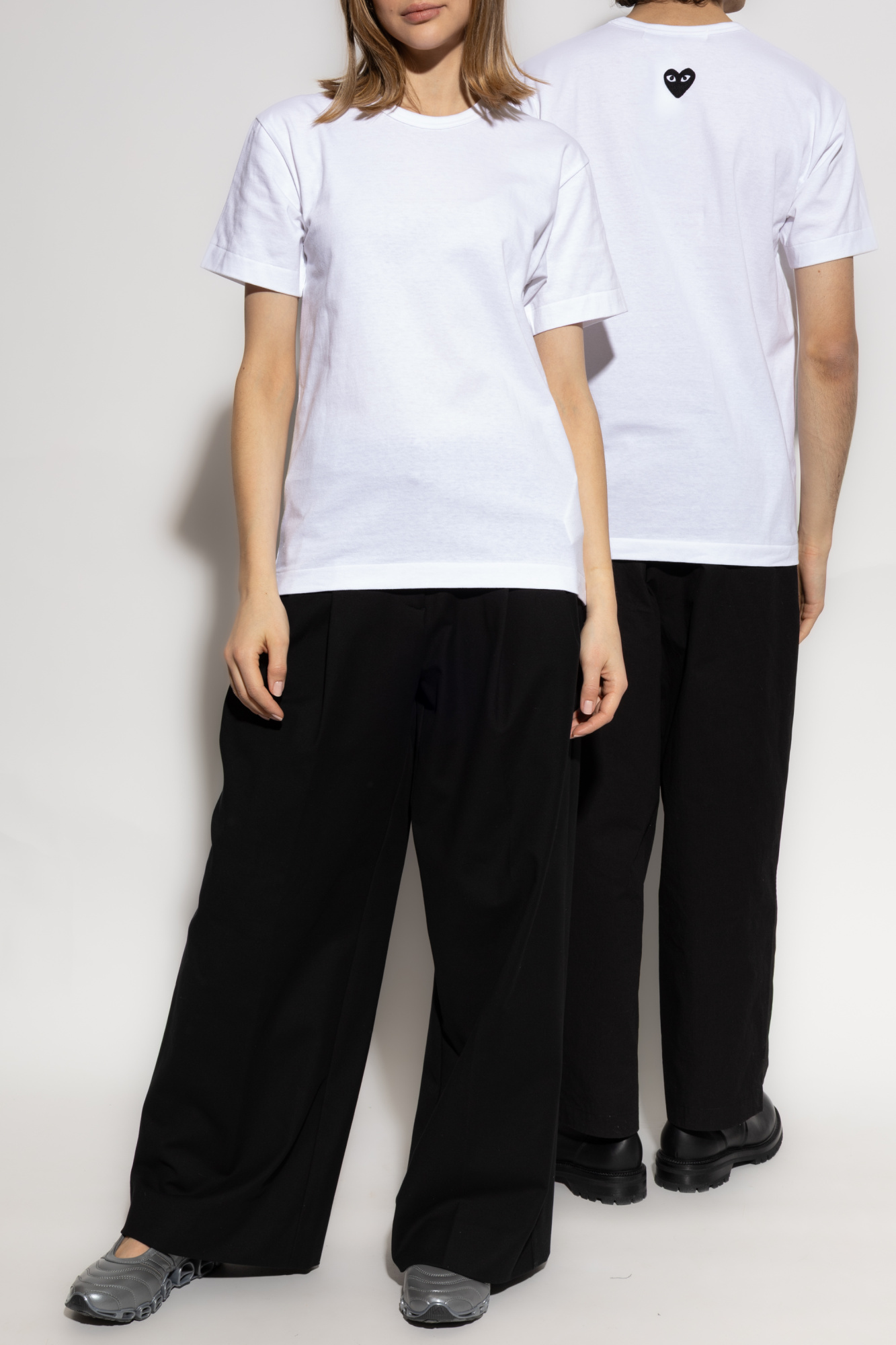 Tシャツ・カットソー PLAY COMME des GARCONS SS25 Logo patch t-shirt (AXT108 2) Comme des Garçons Play T-shirt with logo patch | Men's